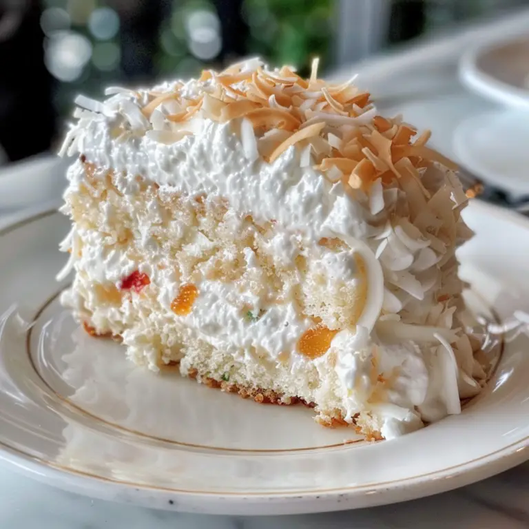 Heavenly Coconut Cloud Cake