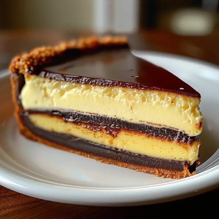 Heavenly Boston Cream Pie Cheesecake