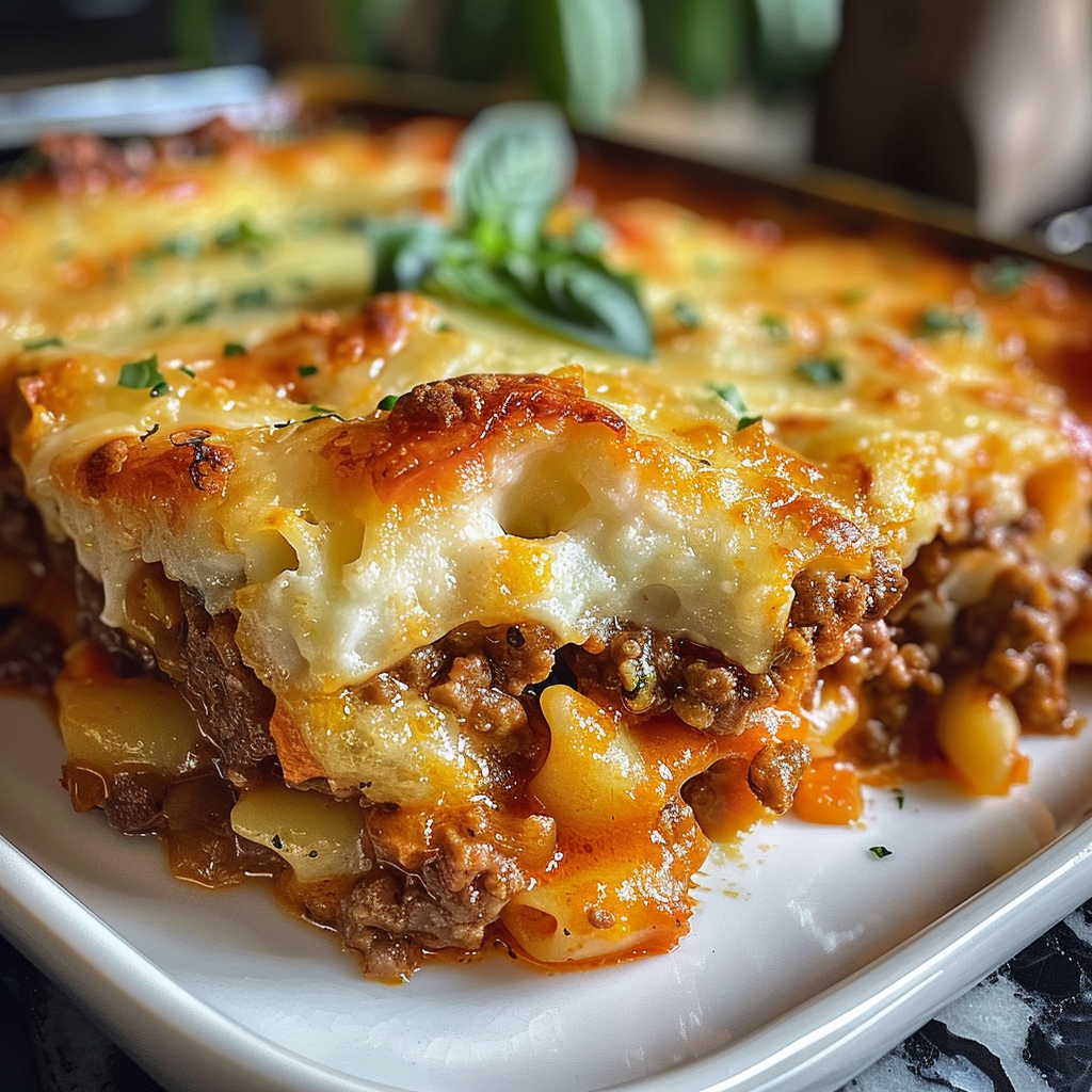 Comforting Casserole with Ground Beef