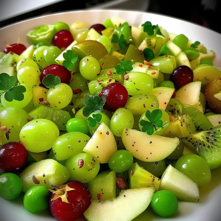 St. Patrick’s Day Green Fruit Salad