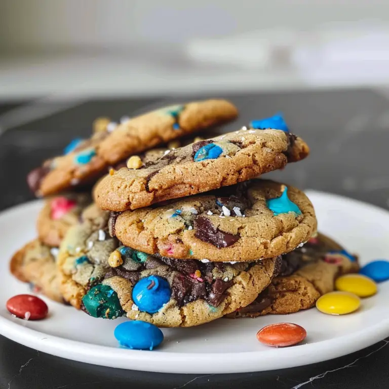 Soft & Chewy Cookie Monster Cookies