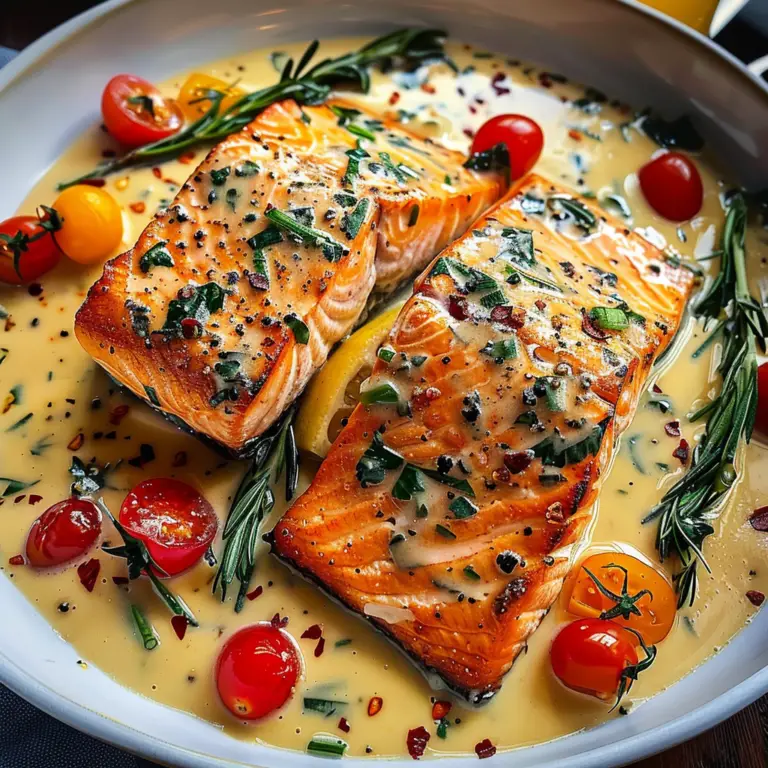 Creamy Tuscan Salmon Dish