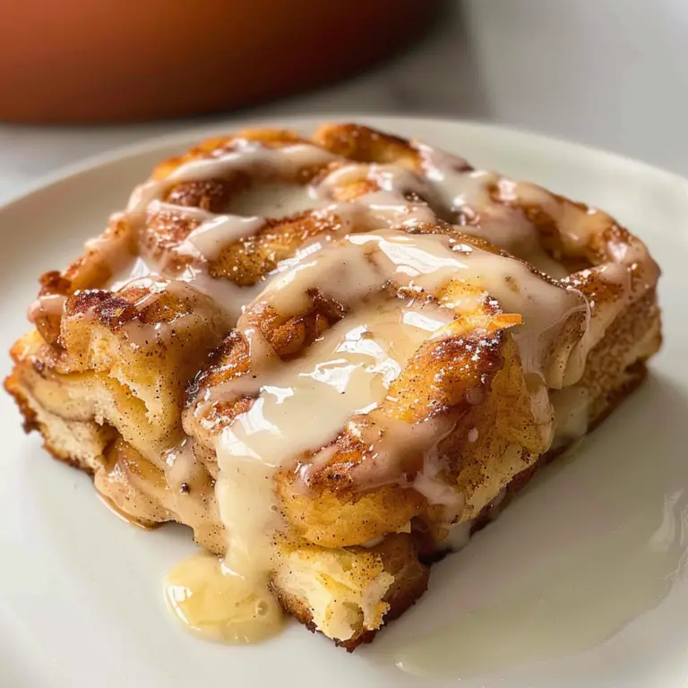 Cinnamon Roll French Toast Casserole