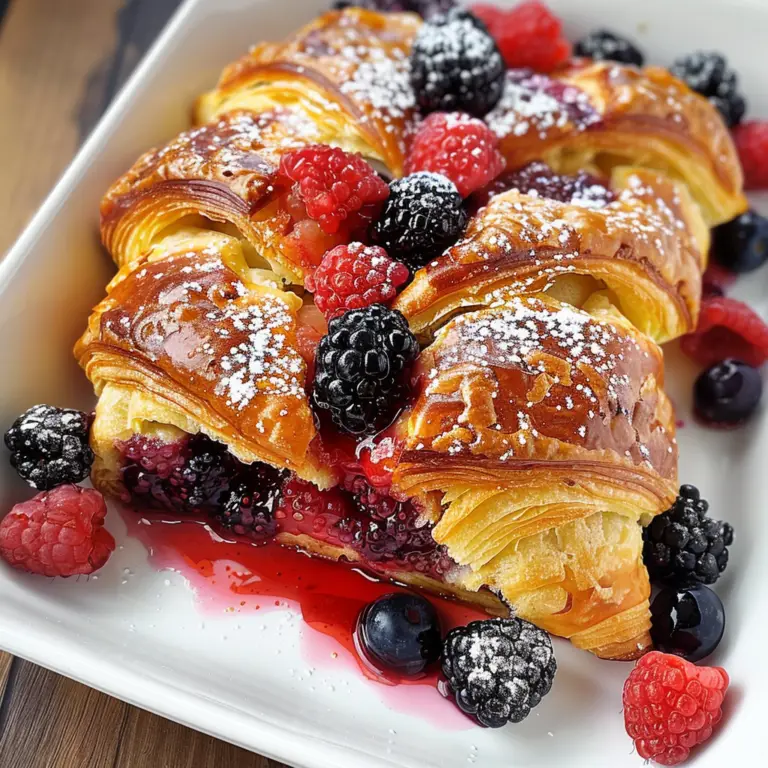 Berry Croissant Bake