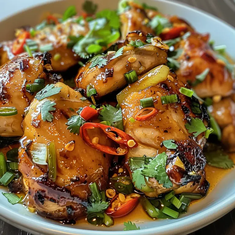 Vietnamese Lemongrass Chicken Dish