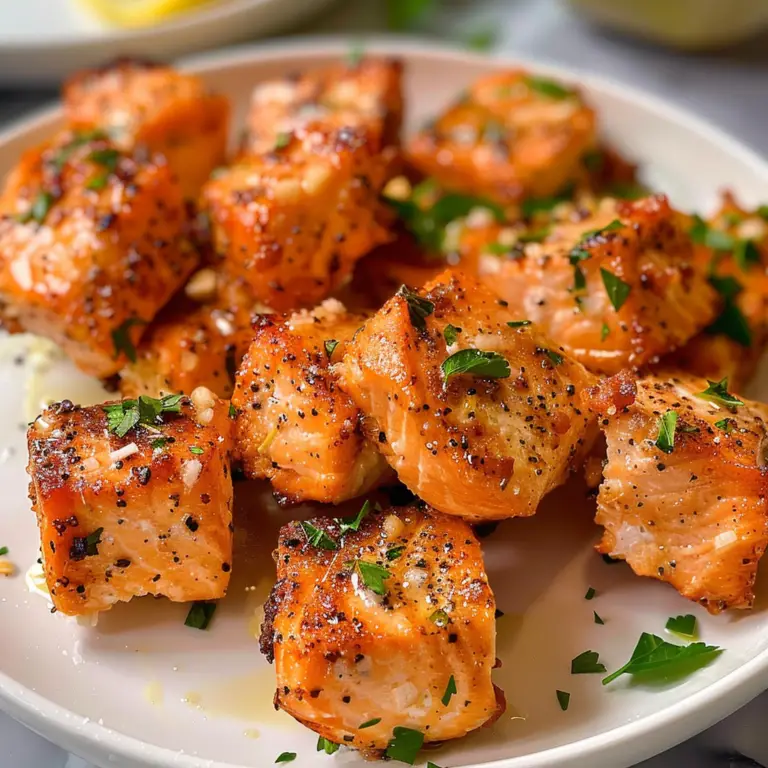 Air Fryer Salmon Bites
