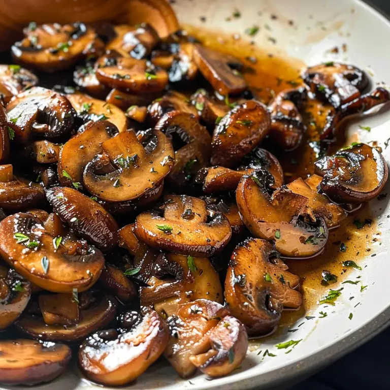 Sautéed Mushrooms Dish
