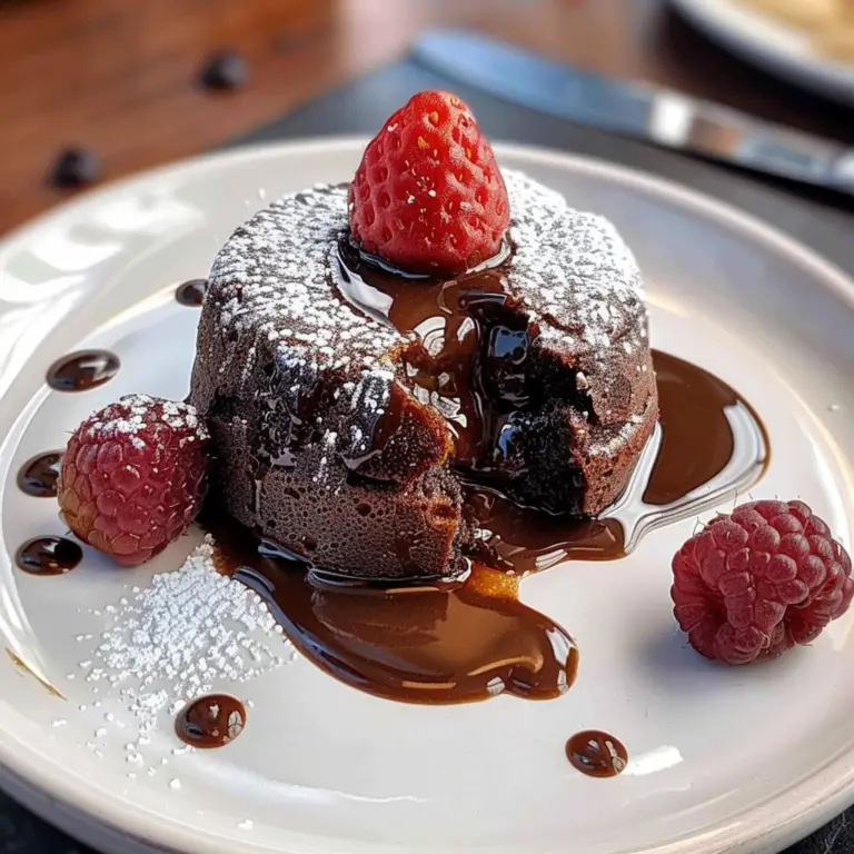 Delicious Molten Lava Cakes Ready to Indulge