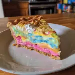 Colorful Easter Swirl Pie