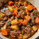 Hearty Beef Stew in a Pot
