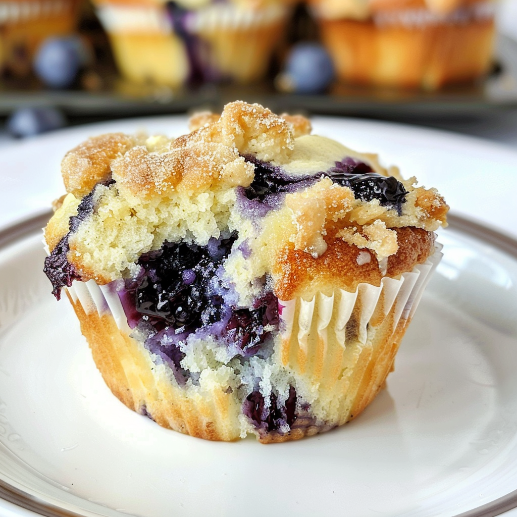 Blueberry Cream Cheese Muffins