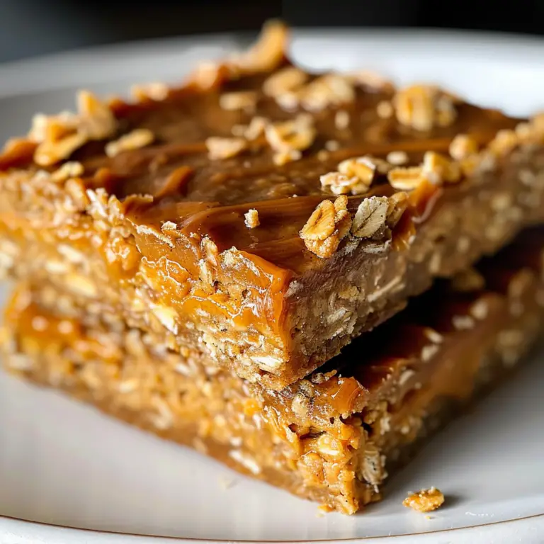 Peanut Butter Oatmeal Bars