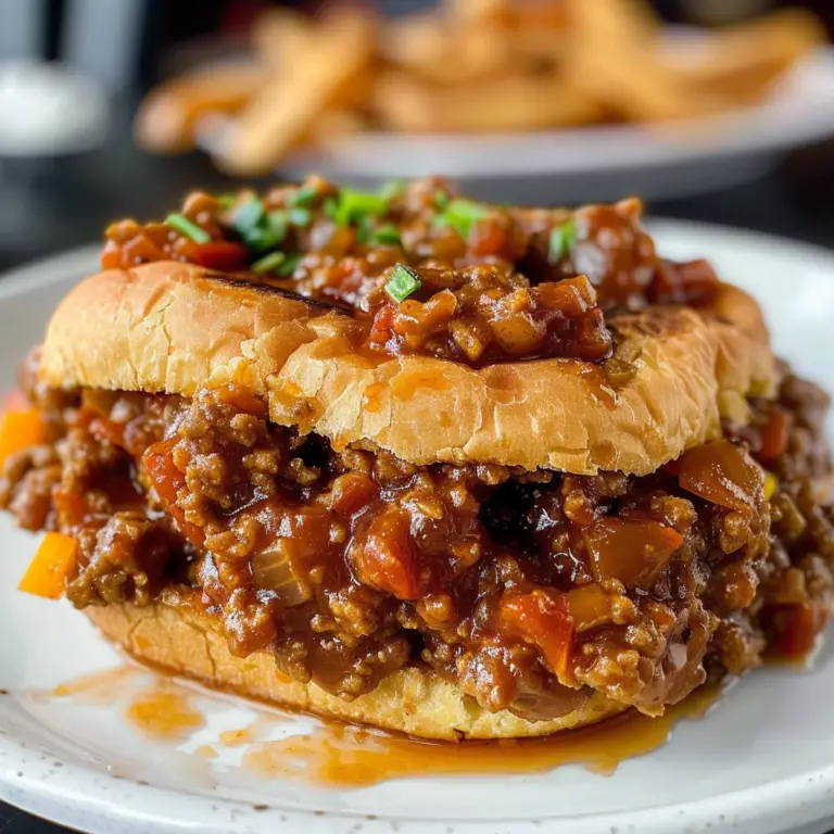 Sloppy Joe Deliciousness