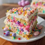 Easter Cake with Colorful Decorations