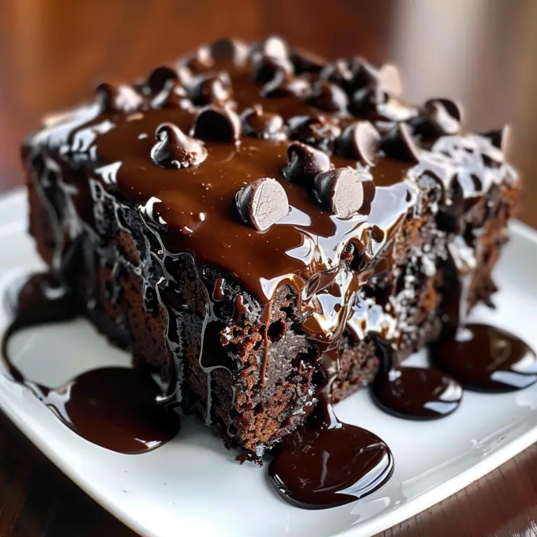 Hot Fudge Brownie Bread