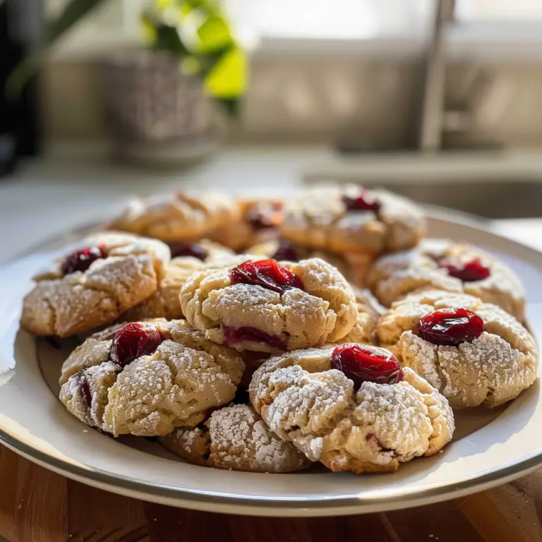 Cherry Almond Cookies