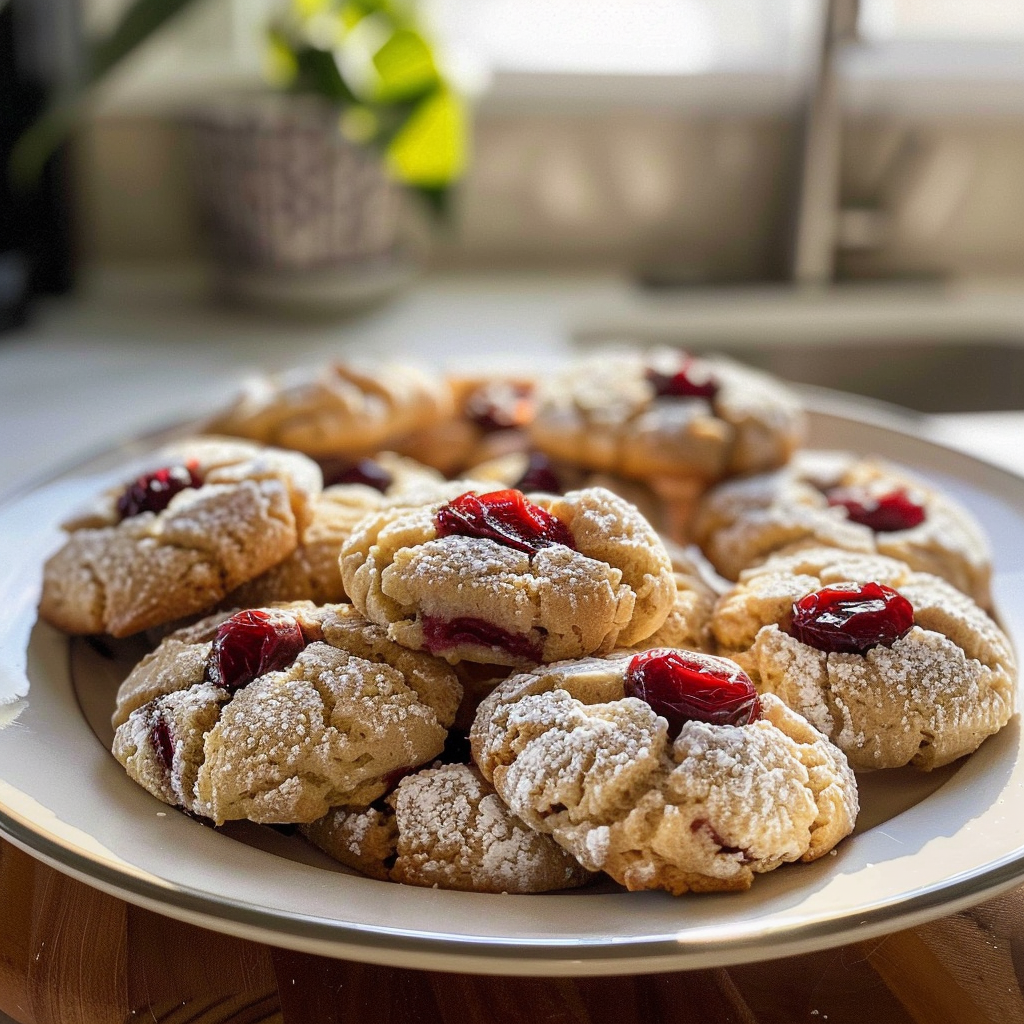 Cherry Almond Cookies