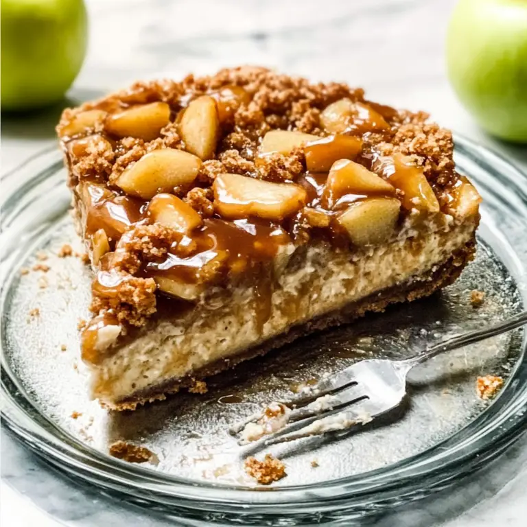 Caramel Apple Cheesecake
