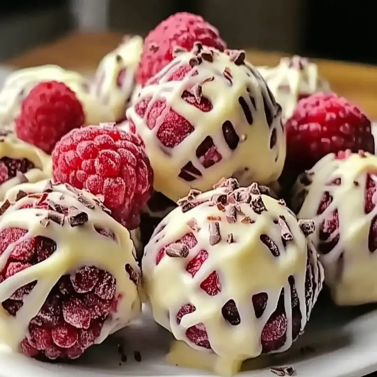 Chocolate Raspberry Cheesecake Balls