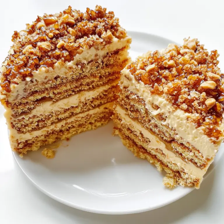 Caramel Toffee Crunch Cake