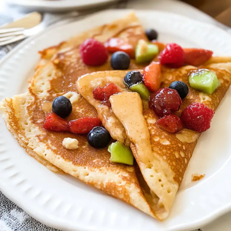 Healthy Oat Crepes