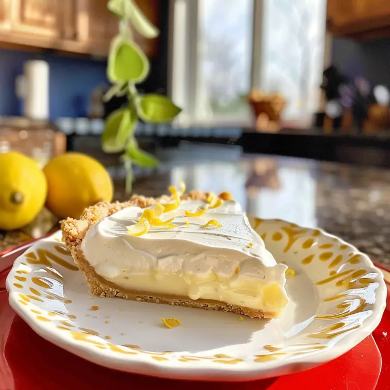 No Bake Lemon Icebox Pie Recipe