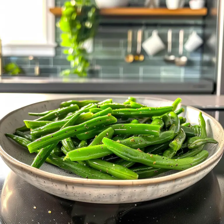Perfectly Sautéed Green Beans