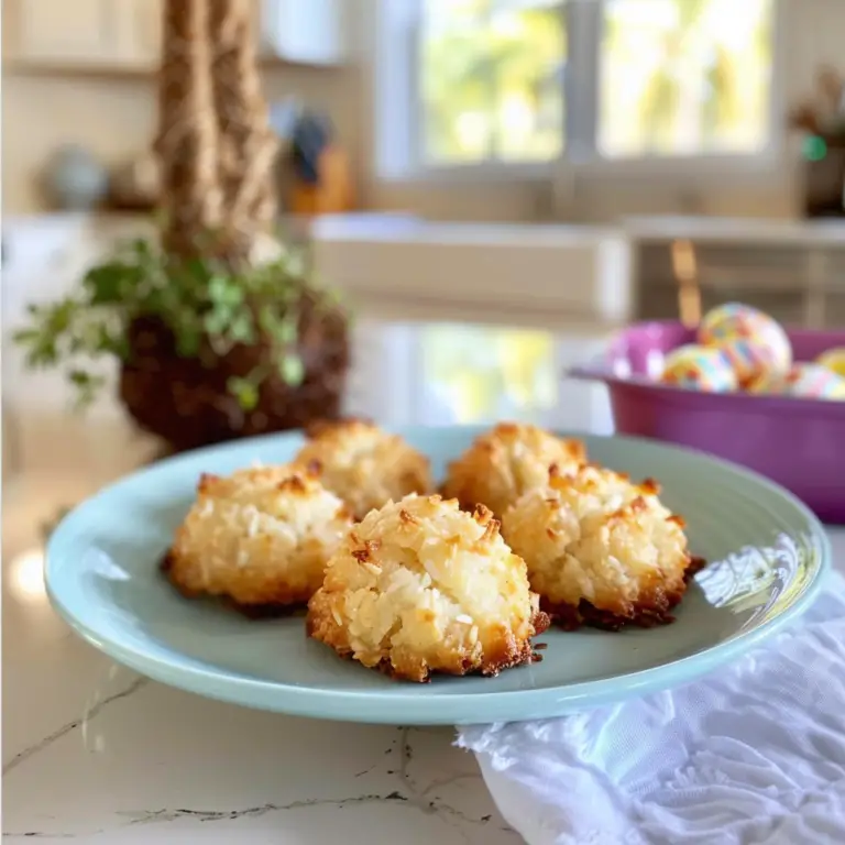 Coconut Macaroon Easter Nests Recipe