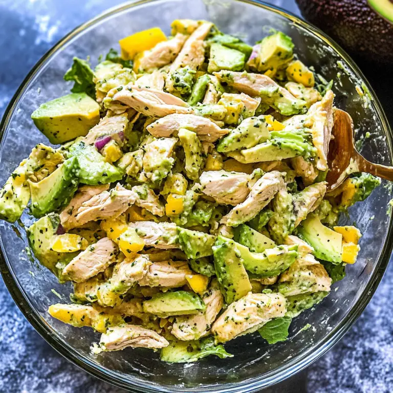 Avocado Chicken Salad Recipe