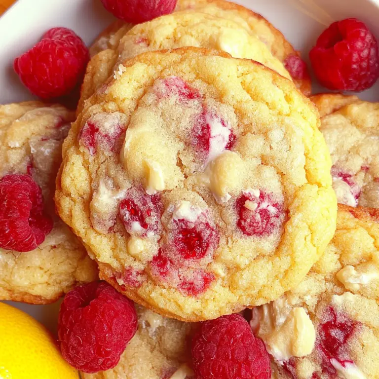 Lemon Raspberry Cookies