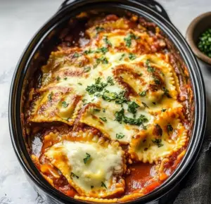 Slow Cooker Ravioli Lasagna Recipe