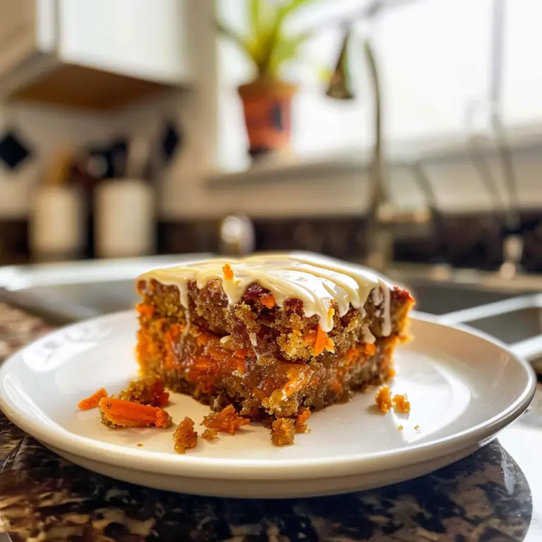Caramel Carrot Cake Recipe
