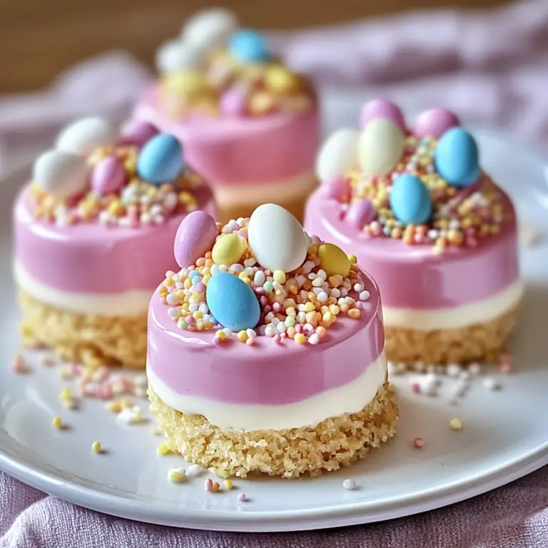 No-Bake Mini Cheesecakes