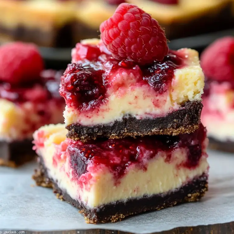 Raspberry Cheesecake Bars Recipe
