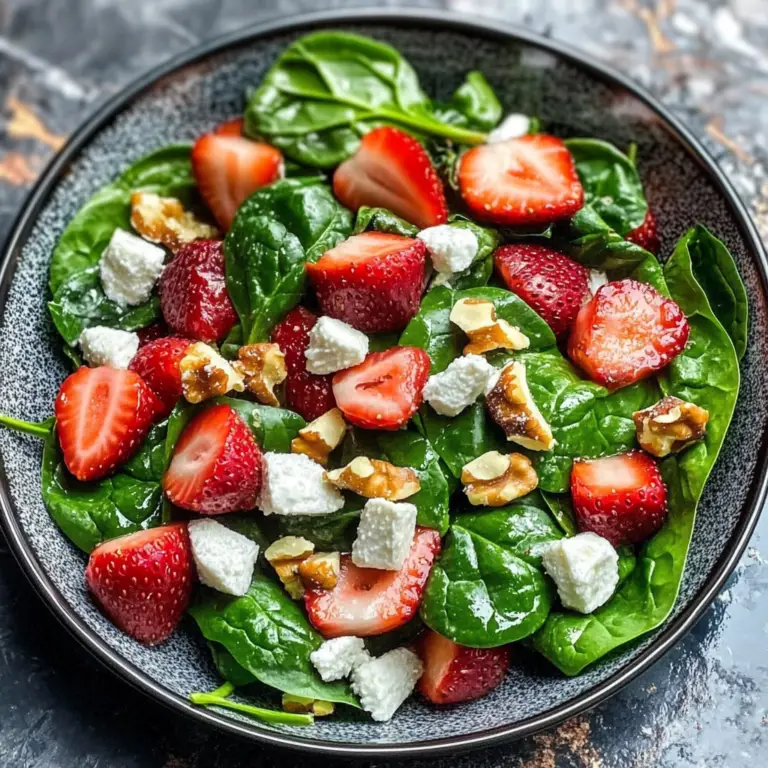 Strawberry Spinach Salad Recipe