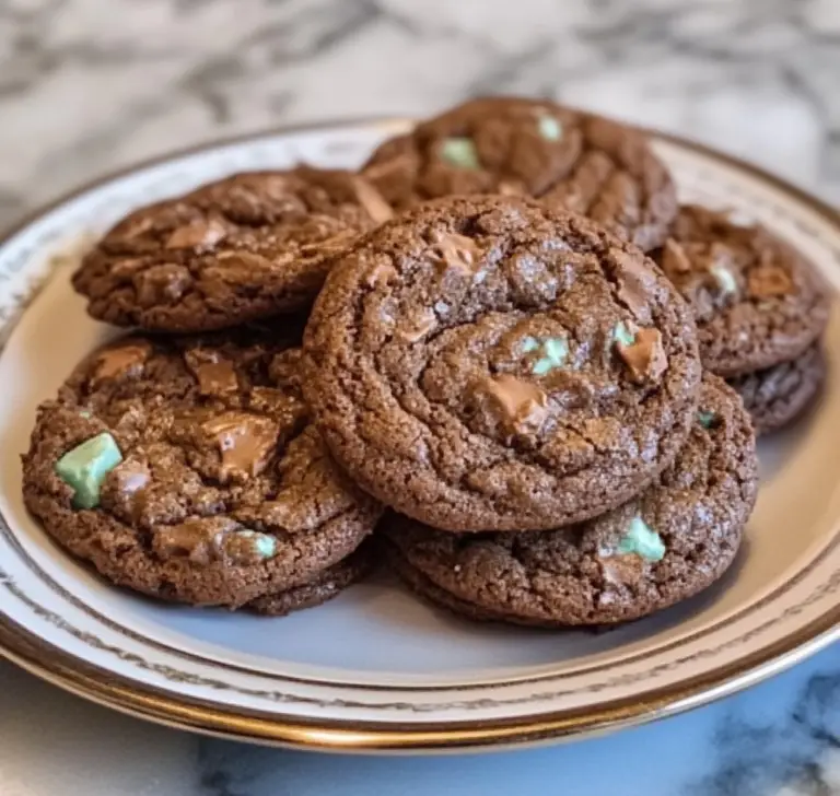 Chewy Chocolate Mint Cookies Recipe