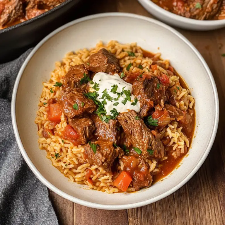 Giouvetsi Greek Beef Stew Recipe