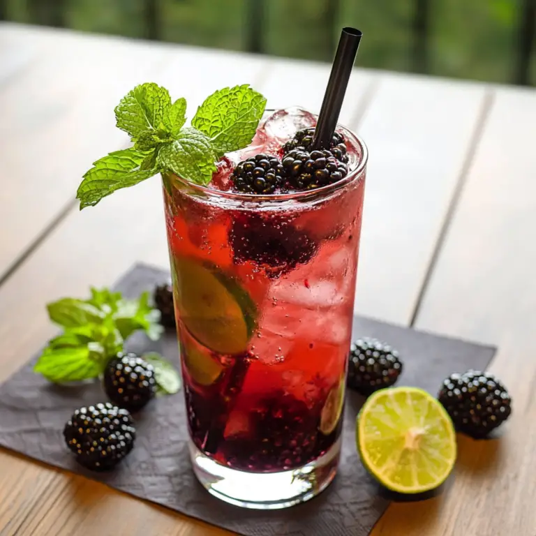 Blackberry Mojito Mocktails Recipe