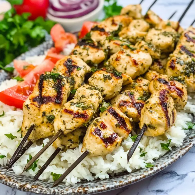 Greek Chicken Souvlaki Recipe