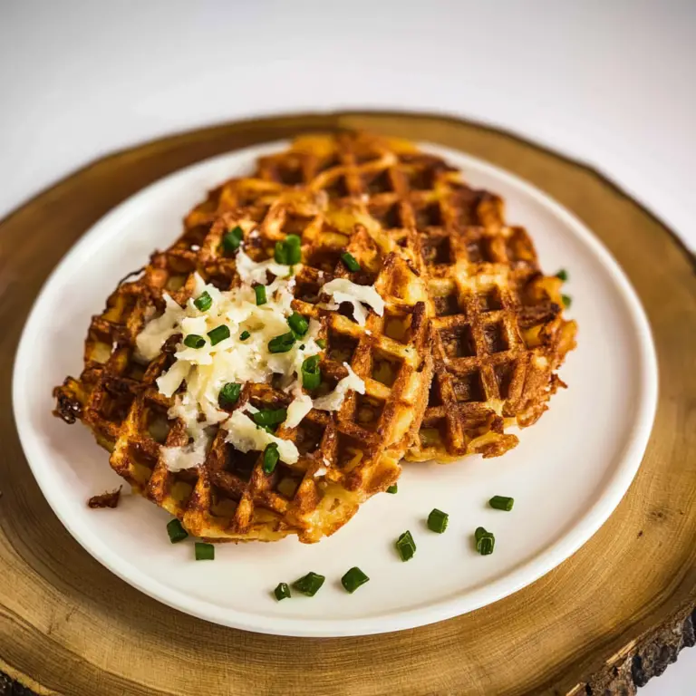 Savory Hashbrown Chaffle Recipe