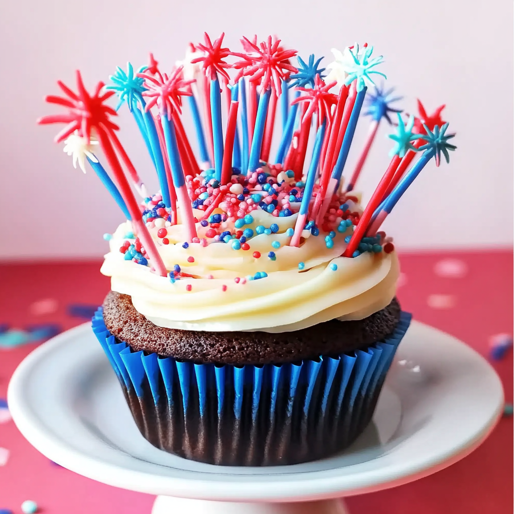 Fireworks Cupcakes