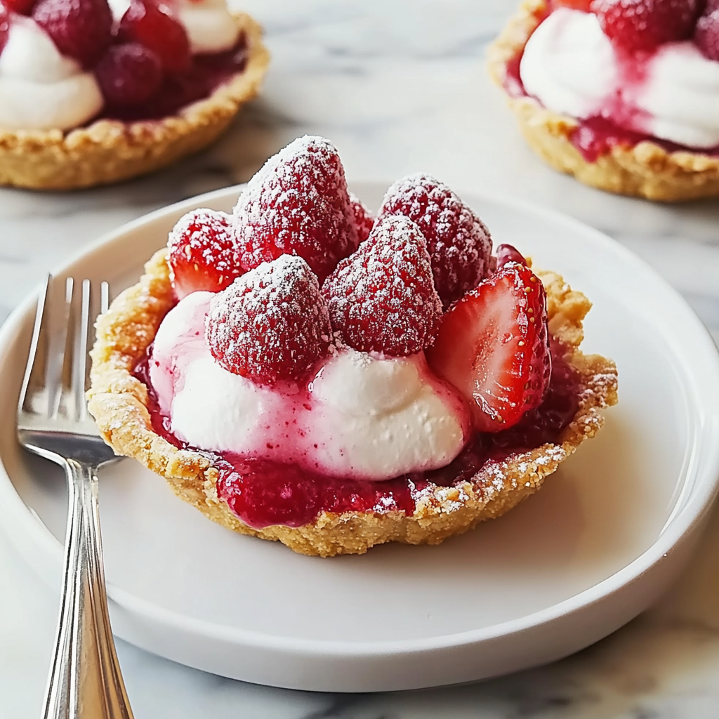 Mini Strawberry Ice Cream Pies Recipe