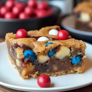 4th of July Cake-Mix Cookie Bars Recipe