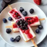 Berry-Coconut Rocket Pops