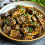 Beef Tips with Mushroom Gravy