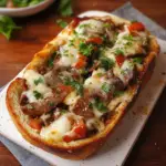 Philly Cheesesteak Cheesy Bread Recipe
