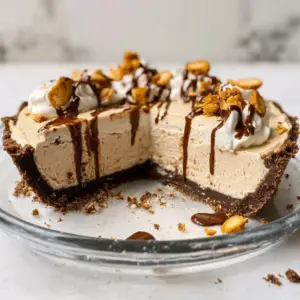 No Bake Cream Cheese Peanut Butter Pie Recipe