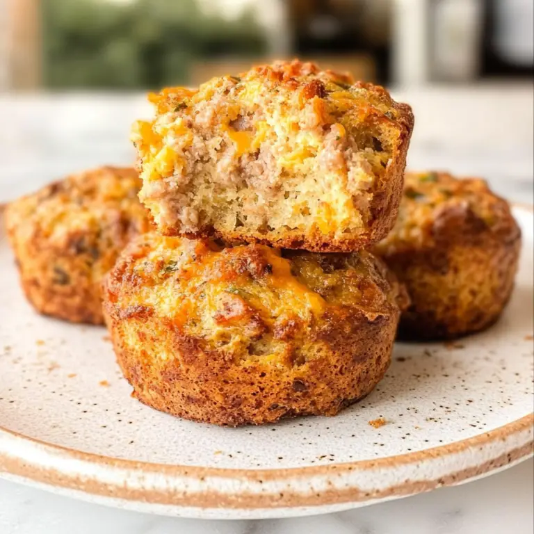 Easy Sausage Muffins for Breakfast Bliss