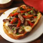Philly Cheesesteak Cheesy Bread Recipe