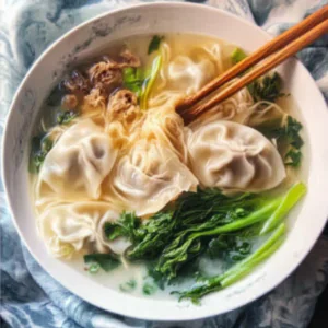 Homemade Wonton Soup Recipe
